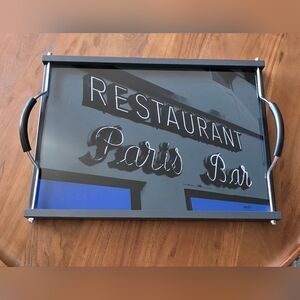 Vintage 1980's AXIS Paris serving tray